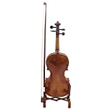 Leoie - Supporto portatile e pieghevole per strumenti musicali con archetto per violino