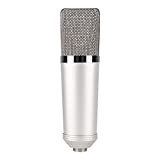 LHK Set Microfono a condensatore, Microfono per Podcast, condensatore USB Metallico Tipo PC cardioide, con chipset Audio Professionale, in Grado ...