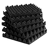 LjzlSxMF 6pcs Acoustic Foam Tile Noise-assorbtion Studio Studio Sound Sound Isolation Foam Decor