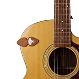 LKJYBG Leather Guitar Pick Bag Storage Pouch Guitar Picks Holder Case Also As Phone Holder Rpg-6 Brown