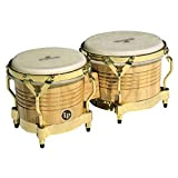 LP Latin Percussion LP811002 Matador Bongo, Legno, Naturale, Oro Hardware M201-AW