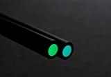 Luminlay serie SBM & SGM/con tubo nero / lunghezza 60 mm (interno 1,5 mm, esterno 2,5 mm, verde incandescente)