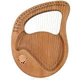 Lyre Harp 24 Stringhe In Metallo Strumento In Mogano, Design Ergonomico, Con Chiave Di Tunning, Tutorial Musicale, Il Miglior Regalo ...