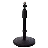 'Lyxpro dks-1 microfono da tavolo, regolabile in altezza, con base pesante, 3/20,3 cm " – 5/20,3 cm adattatore