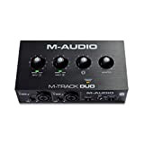 M-Audio M-Track Duo — Interfaccia audio Scheda audio Esterna USB per registrazione, streaming, podcasting con ingressi XLR, Line e DI ...