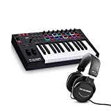 M-Audio Oxygen Pro 25 + HDH40 - Tastiera MIDI Controller USB a 25 Tasti con Pad Beat, Manopole e tasti ...