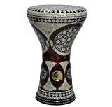 M20 17" Drum Darbuka tabla doumbek madre perla Gawharet El Fan strumento musicale egiziano fatto a mano