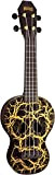 Mahalo ukulele Mahalo creative Series ukulele, (MC1SK wt) Ukulele soprano Black/Gold
