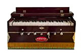 Maharaja PDI-DB - Armonica n. 5200 M, 7 stop, 39 chiavi, con libro e borsa, accordata a A440, colore mogano ...