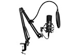 MAONO AU-A04 Kit microfono da studio USB Tabella di connessione braccio braccio a molla e filtro pop