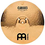 Meinl Cymbals Classics Custom Brilliant Piatto Crash Medium 16 pollici (40,64cm) per Batteria - Bronzo B12, Finitura Brillante, Prodotto in ...