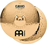 Meinl Cymbals Classics Custom Brilliant Piatto Hihat / Charleston Medium 14 pollici (35,56cm) per Batteria - Coppia - Bronzo B12, ...