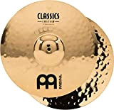 Meinl Cymbals Classics Custom Brilliant Piatto Hihat / Charleston Medium 15 pollici (38,10cm) per Batteria - Coppia - Bronzo B12, ...