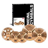 Meinl Cymbals HCS Bronze Expanded Cymbal Set di Piatti Box Pack con Hihat 14 pollici, Trash Crash 16, Crash 18 ...