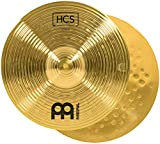 Meinl Cymbals HCS piatto Hi-Hat 13 pollici (33,02cm) per Batteria – Coppia – Finitura Tradizionale Ottone, Made In Germany (HCS13H)