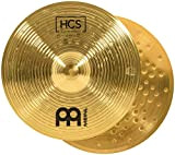 Meinl Cymbals HCS piatto Hi-hat 14 pollici (35,56cm) per Batteria – Coppia – Finitura Tradizionale Ottone, Made In Germany (HCS14H)