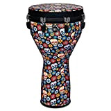 Meinl Percussion 14" Jumbo Djembe, Day Of The Dead, Designed Drum Head