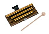 Meinl Percussion CH3 - Campane tubolari a 3 toni, supporto e bacchetta inclusi