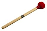 Meinl Percussion SB3-D, Bacchetta Samba, lunghezza 40.64 cm, 16 ", Punta in feltro rosso con 6.35 cm, 2.5 pollici, legno Naturale/Rosso