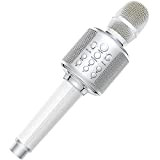 Microfono Karaoke Bluetooth, Karaoke portatile portatile per feste e tutti gli smartphone