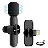 Microfono Lavalier Wireless per iPhone iPad, Mini Microfoni Plug-play per la Registrazione di Streaming Live di YouTube - Riduzione del ...
