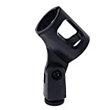 Microfono Microfono Accessorio flessibile Accessorio for clip a morsetto in plastica (Color : Black)