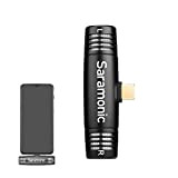 Microfono USB-C, Microfono a condensatore stereo compatto Saramonic SPMIC510UC Plug & Play Microfono di tipo C compatibile con iPad Pro, ...