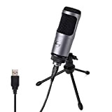 Microfono USB ZINGYOU Kit microfono a condensatore da tavolo Plug & Play per PC e laptop Podcast Gaming (MAC/Windows) Vocal ...