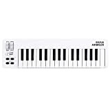 Midiplus AKM320 - Tastiera MIDI a 32 tasti, colore: bianco
