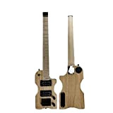 Mini da 30 Pollici Mini Headless Guitar Electric Wood Wood Body Canadian Acero Neck 6- String 24- Fret Bolt Matte ...