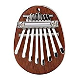 Mini Kalimba 8 Tasti Pollice Piano Grande Suono Dito Tastiera Strumento Musicale E4W Portatile Strumento Musicale