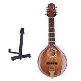 Mini mandolino strumento, elegante fatto a mano 8 corde mandolino modello confezione regalo mini strumento musicale miniatura casa delle bambole ...