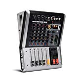 Mixer Audio 4 canali console di miscelazione 3band 16 dsp effetto USB Karaoke professionista di record di gioco compatibile con ...