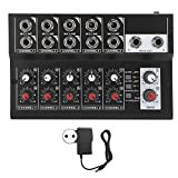 Mixer Audio Durevole e Compatto Mixer Audio Stereo a 10 canali 100‑240 V, Adatto per Il Karaoke Domestico(European regulations)
