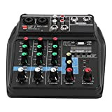 Mixer audio professionale a 4 canali, mixer stereo, cover di canzoni cantate per Webcast di DJ per la produzione di ...