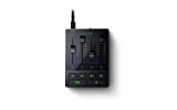 Mixer audio Razer (Mixer audio analogico, Interfaccia a 4 canali con tasti di disattivazione, Ingresso XLR con preamplificatore, Plug and ...