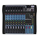 Mixer Live Micfuns Professionale 8 Canali Stereo Sound Mixer Mixer Bluetooth USB Riproduzione del computer Alimentazione phantom USB Digital Audio ...