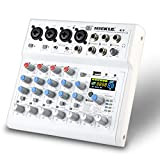 Mixer radio USB a 7 canali, 88 tipi di mixer DJ DPS con effetti digitali, adatto per produzione musicale, gioco ...