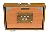 MKS Concert Shruti Box - Teak Wood - Natural Color - 13 Drone (PDI-AGB)