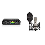 MOTU M2 & RØDE - NT1A Microfono a diaframma largo per studi di registrazione / podcast, 19 x 5 x ...