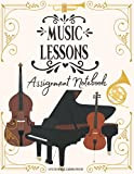Music Lesson Assignment Notebook - Boho Pink: Weekly Lesson Logs, Practice Habit Trackers, Music Theory Reference, Activities, Keepsake