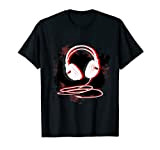 Music Sound Headphones Funny Gift for DJ Musician Maglietta