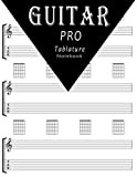 Music Tablature Notebook - Guitar notation pad, music staff, cuaderno pentagramado, music paper with staff lines