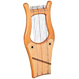 Muzikkon Kinnor Harp, 10 string mini Kinnor Harp, king David arpa