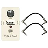 MXr m-133 micro Amp booster pedale con 2 free 15,2 cm cavi patch