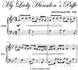 My Lady Hunsdon’s Puffe Easy Piano Sheet Music (English Edition)