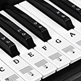 Natuce Pianoforte Tastiera Adesivi 37/49/54/61/88,Adesivi per Tasti di Pianoforte,Tasti Tastiere Removibile Trasparenti,Adesivo per pianoforte,Adesivo per tasti di piano rimovibile di ...