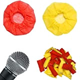 Newaner 100 copri microfono igienico monouso in tessuto non tessuto, per la maggior parte dei microfoni portatili, per karaoke, concerti, ...
