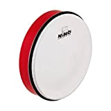 Nino Percussion NINO5R - Tamburello in ABS, 25,4 cm (10"), colore: Rosso