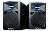 Numark N-Wave 360 - Casse PC Monitor da Tavolo Full Range per DJ, 60 Watt, Tweeter Illuminati LED, Controllo di ...
